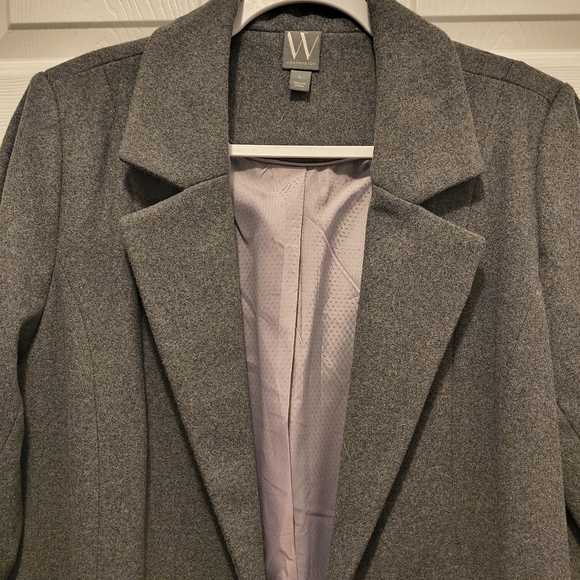 Worthington Charcoal Trench Coat - Picture 2 of 4